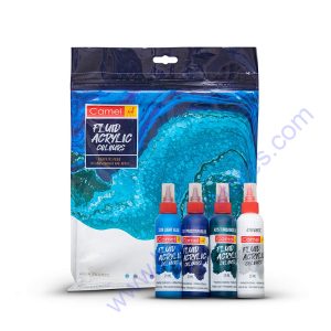 Camel Fluid Acrylic Colors Set / Kit – Aqua Blue