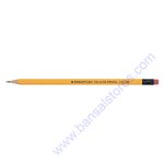 STAEDTLER Yellow Pencil with Eraser Tip – HB, 2B with New Thick Lead