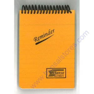 Hansa Pocket Reminder Spiral Notebook
