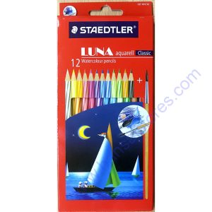 STAEDTLER Luna Classic Water Colour Pencils – box of 12 clrs