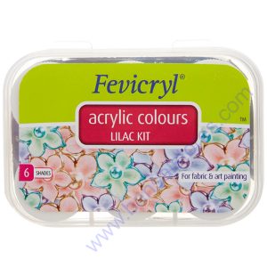 Fevicryl Acrylic Colors Lilac Kit, 6 Shades