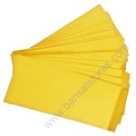Envelope Yellow 11″x5″ Laminated Inside Pack of 50 pcs