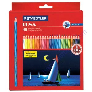 STAEDTLER Luna Classic Water Colour Pencils – box of 48 clrs