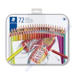 STAEDTLER Coloured Hexagonal Pencils – metal box  72 clrs