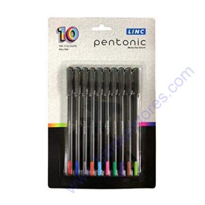 Pentonic Multicolor Ball Pen Set (0.7 mm, Pack of 10)