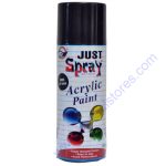 Just Spray Acylic Spray Paint- Jet Black
