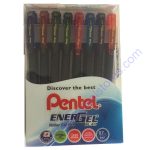 Pentel Roller Gel Pen Set – Pack of 8 (Multicolour)