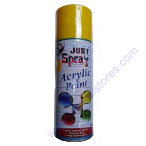 Just Spray Acylic Spray Paint- Medium yellow