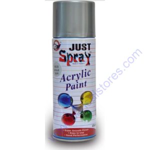 Just Spray Acylic Spray Paint- Mettalic Silver