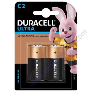 Duracell C Battery 2Pcs Pkt